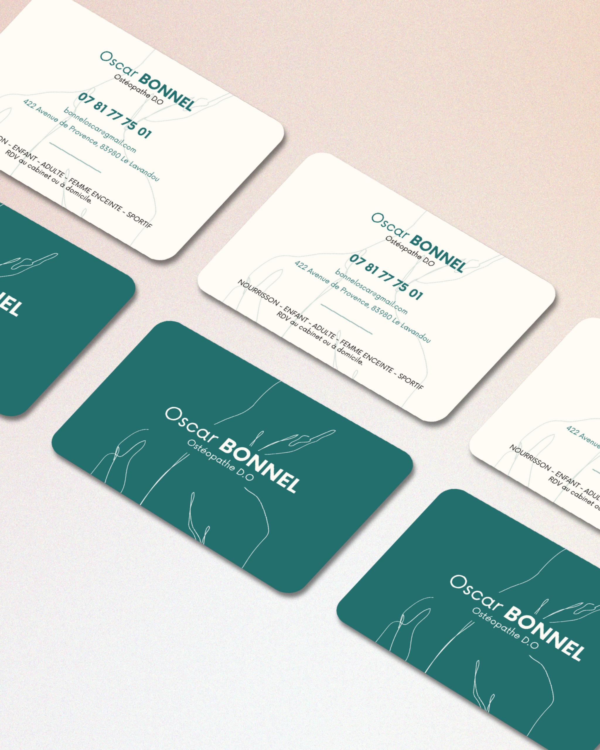 cartes de visites d'oscar bonnel